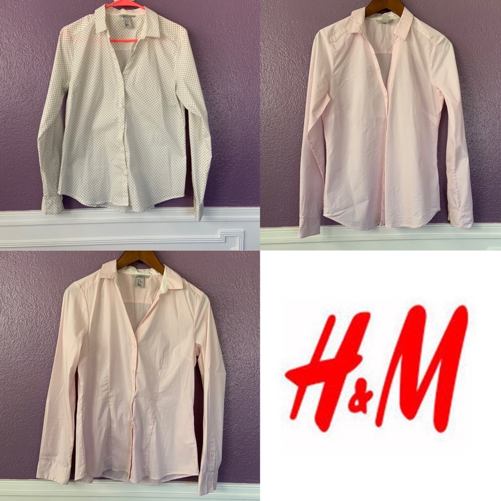 (3) H&M button down shirts for work